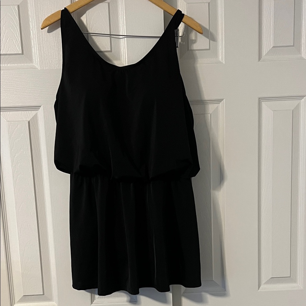Black One Piece Bathing Suit Swim By Casique Lane Bryant Size 18